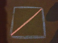 Square with Diagonal