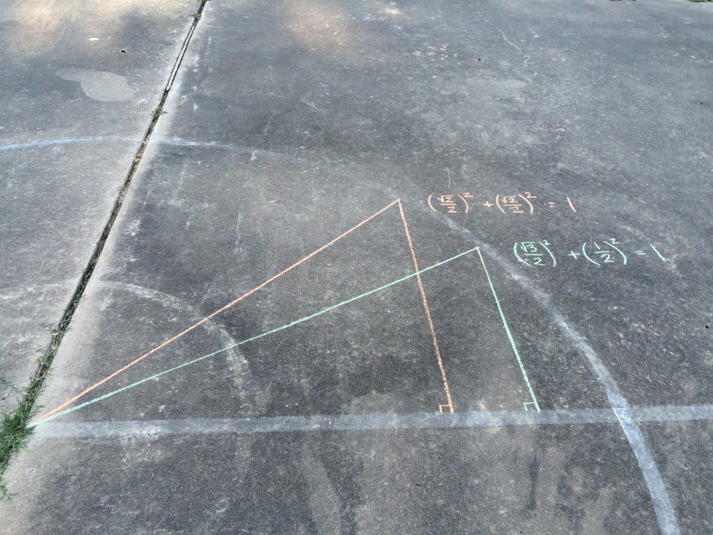 Second triangle and demonstration of identity