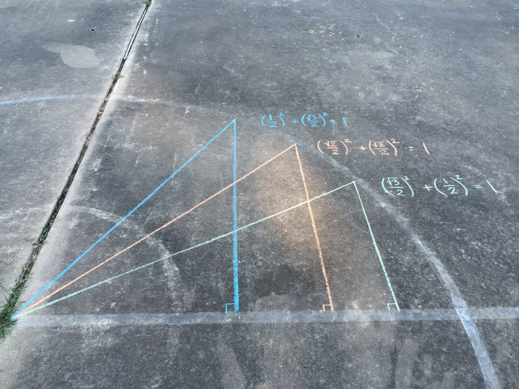 Third triangle and demonstration of identity