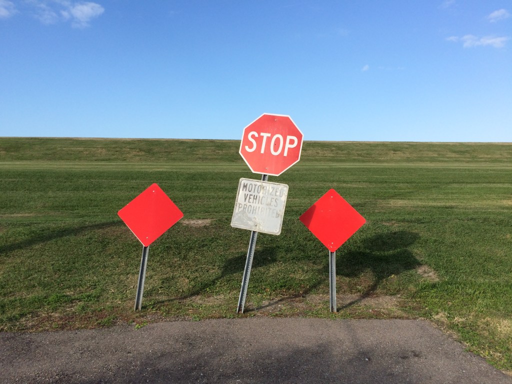 Stop at NOLA Levee