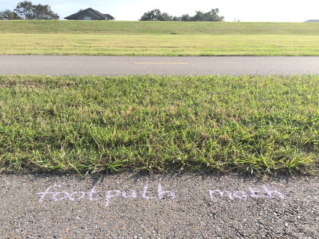 footpath math